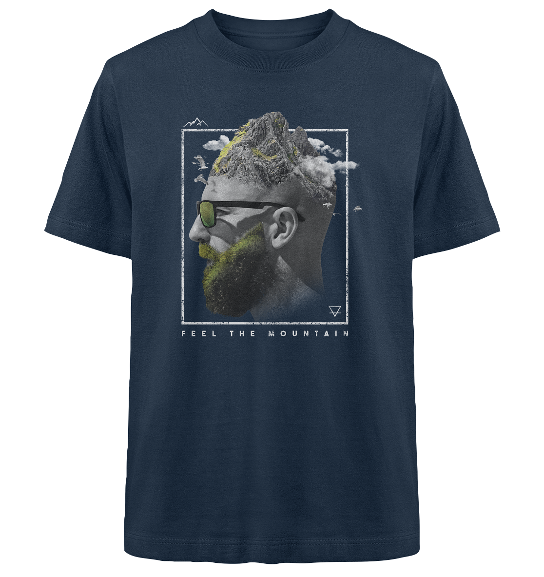 Feel the Mountains - Heavy Oversized Organic Shirt