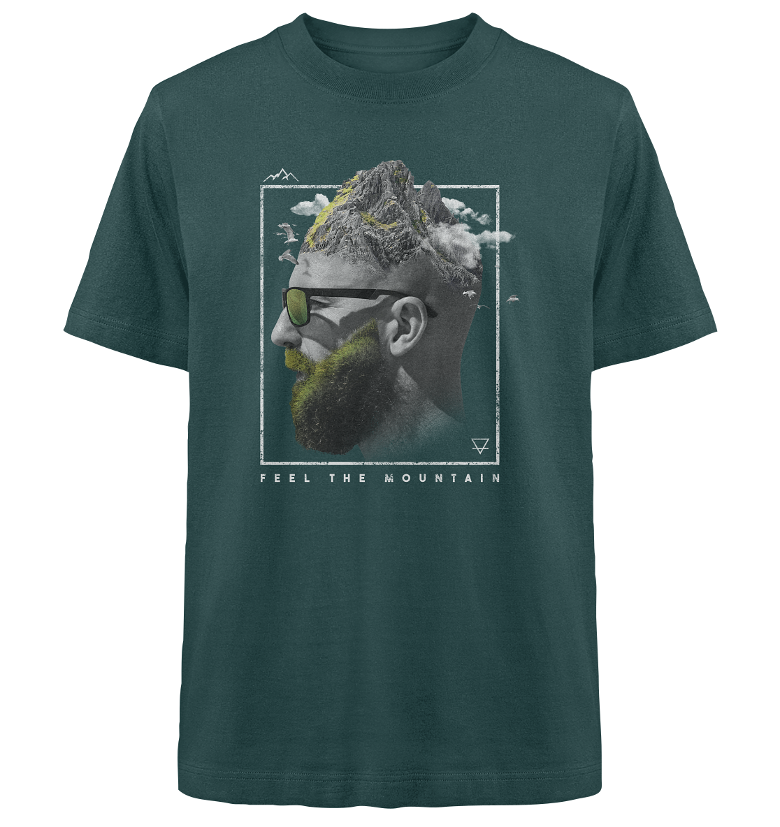 Feel the Mountains - Heavy Oversized Organic Shirt