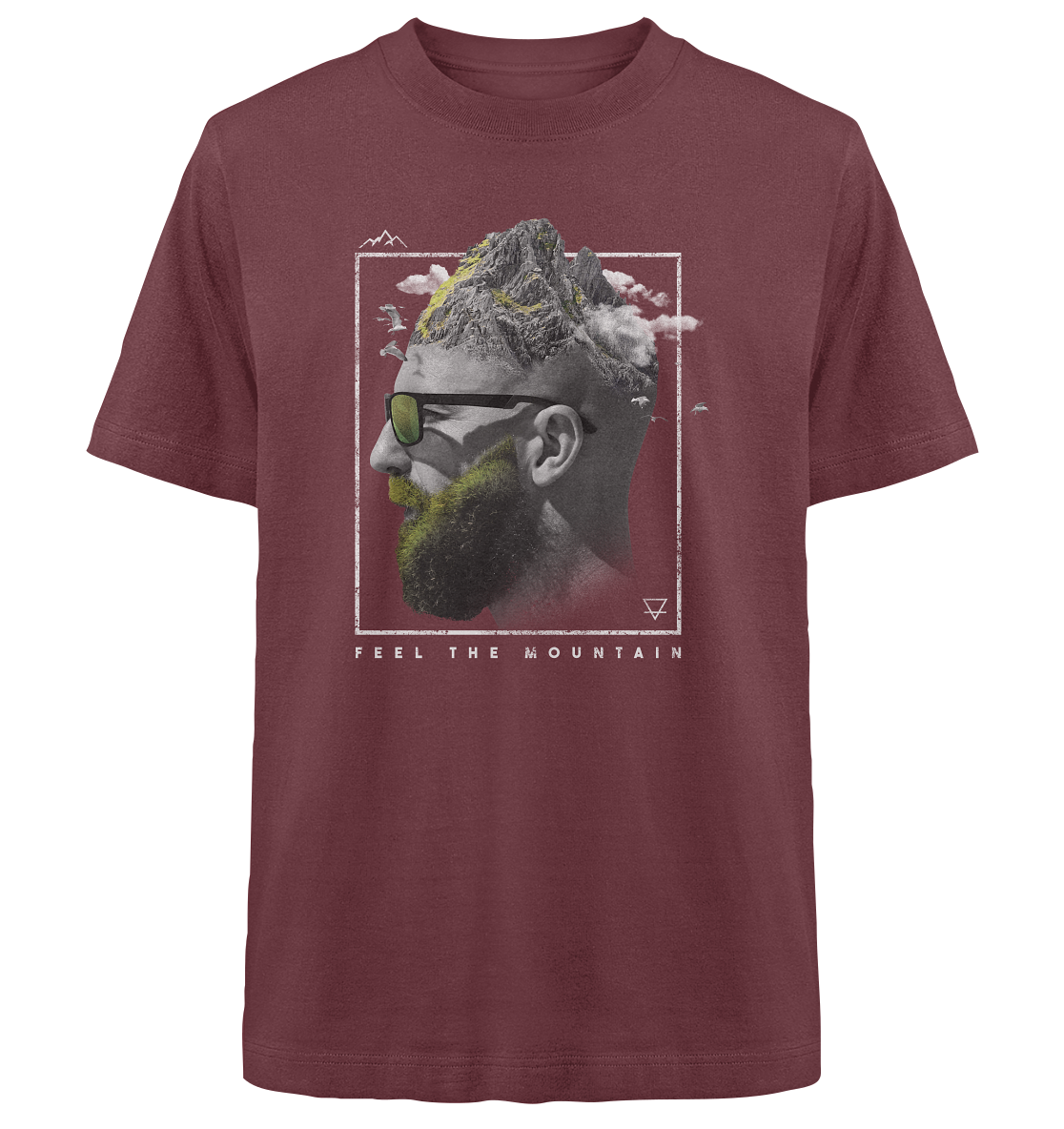 Feel the Mountains - Heavy Oversized Organic Shirt