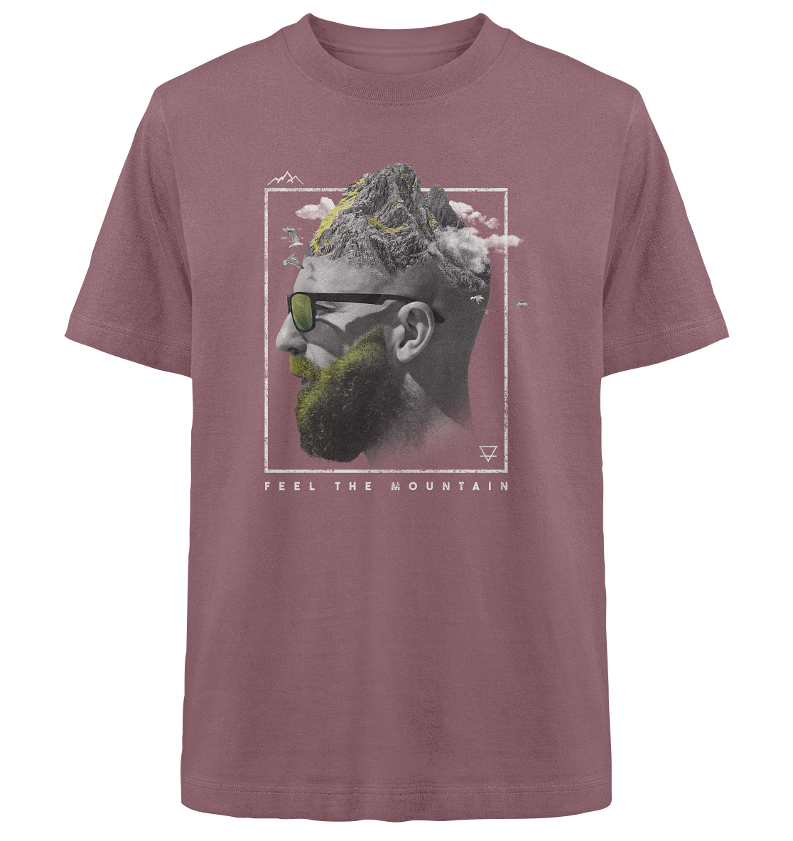 Feel the Mountains - Heavy Oversized Organic Shirt