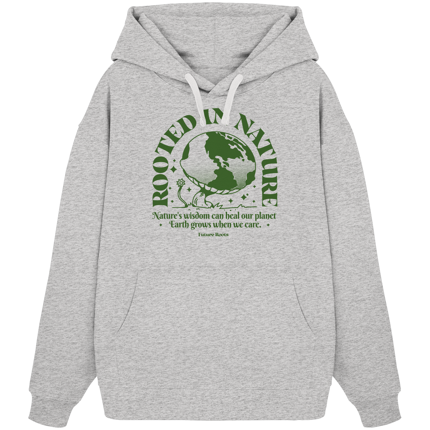 Rooted in Nature - Organic Oversize Hoodie