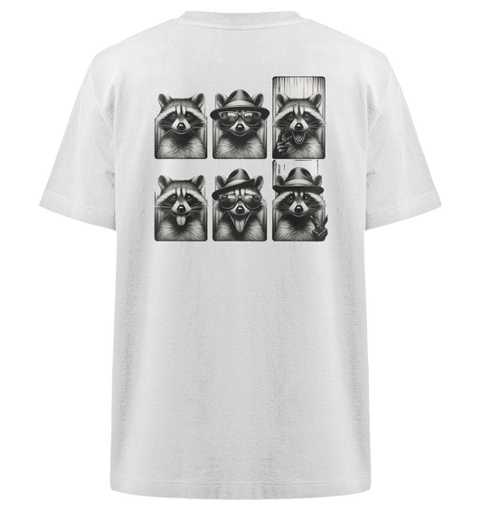 verrückte Waschbären - Heavy Oversized Organic Shirt