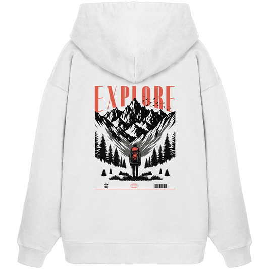 Explore - Organic Oversize Hoodie