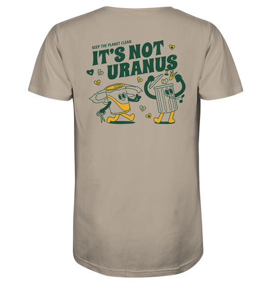 keep the planet clean "Backprint" - Organic Shirt