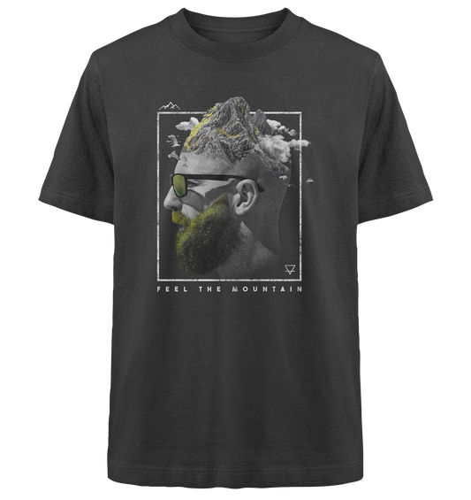 Feel the Mountains - Heavy Oversized Organic Shirt