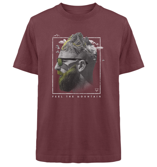 Feel the Mountains - Heavy Oversized Organic Shirt