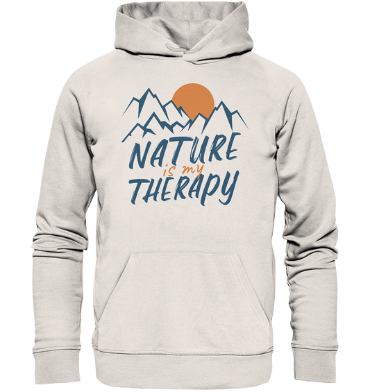 Nature is my Theraphie - Organic Basic Hoodie
