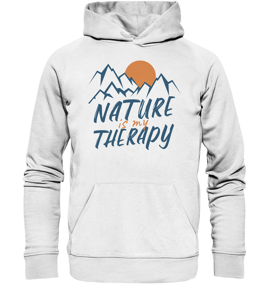 Nature is my Theraphie - Organic Basic Hoodie
